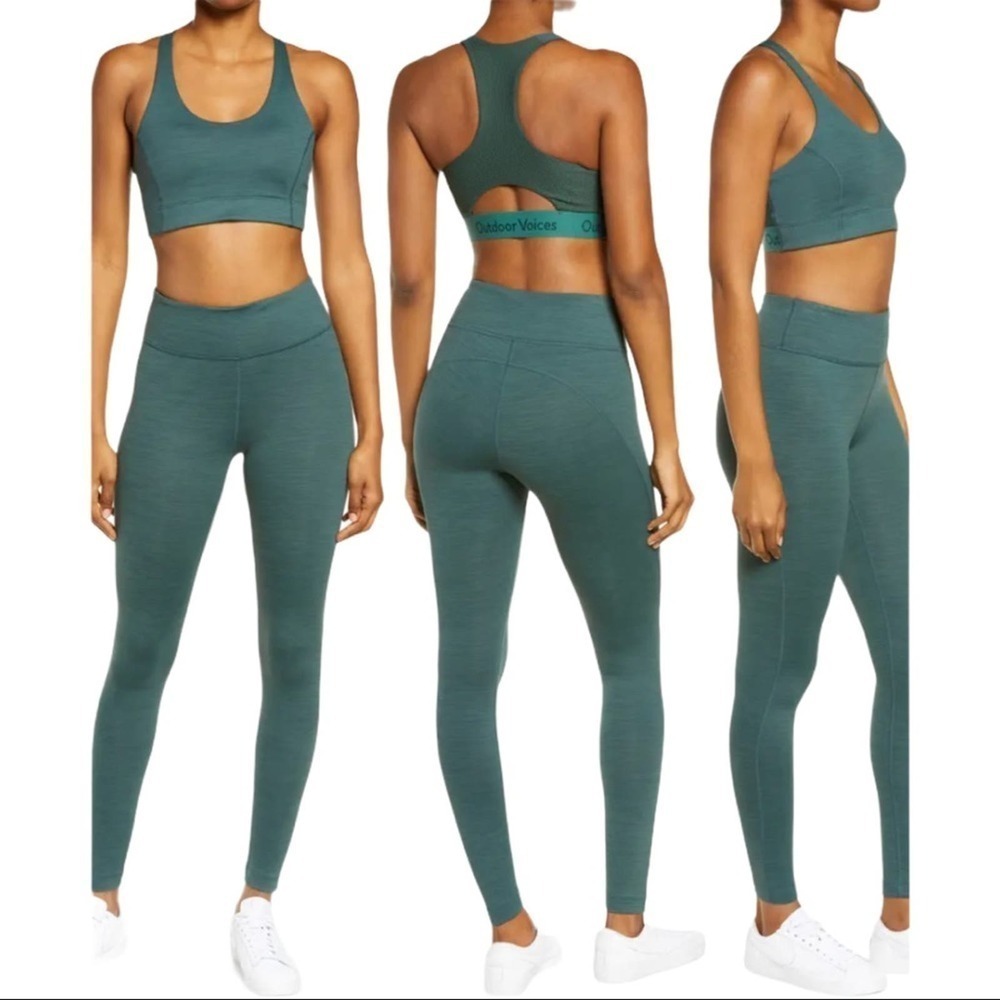 OUTDOOR VOICES Flex 7/8 Leggings Evergreen